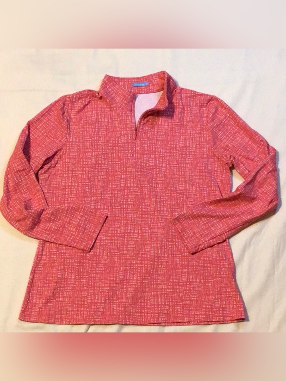 J. McLaughlin Coral Quarter Zip Pullover
